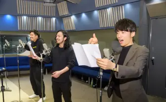 おはスタで放送中のアニメ『Bラッパーズストリート』にCreepy Nutsが出演