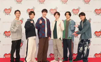 SixTONES、紅白トップバッターへ意気込み 「LOVE&PEACEをシェアできたら」