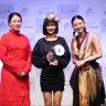 「美少女図鑑AWARD 2022」左よりドーキンズ英里奈さん、グランプリ・菅原夕亜さん、山本舞香さん