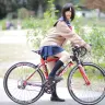 肉球あやとさんとロードバイク／画像は女子高生の通学自転車がロードバイクだったら / DOPPELGANGERより