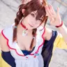 大河ももさんによるホロライブ所属のVTuber・戌神ころねさんのコスプレ