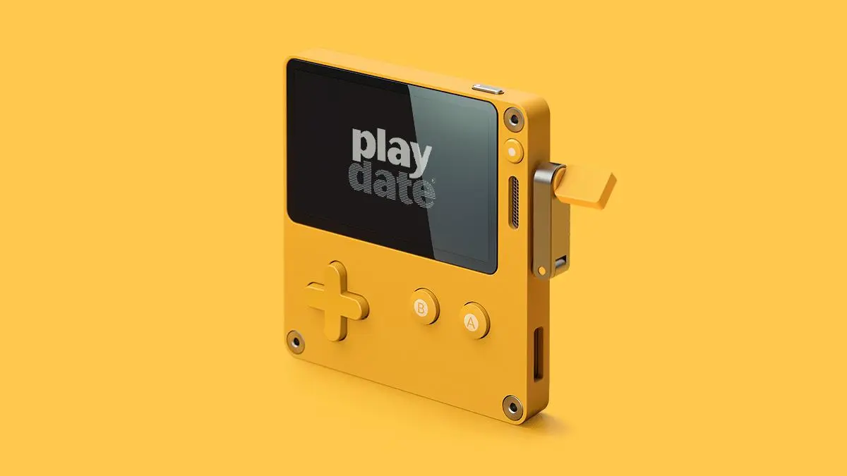 クランクコントローラー搭載の新ゲーム機、Playdateがめちゃかわいい
