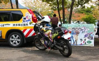 「交通安全×『ばくおん!!』キャンペーンで、建設局の所長に話を聞いてきたよ！