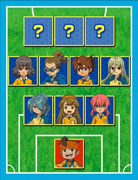話題の『イナズマイレブン』国民投票、MF部門1位は…？