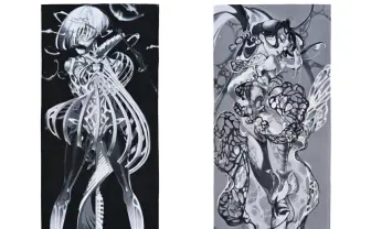 米山舞の作品が手ぬぐいに　日本最古の綿布商 永楽屋と制作した逸品