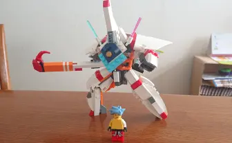 熱さ全開！ LEGOで『プロメア』マトイテッカーを再現、ガロも搭乗可