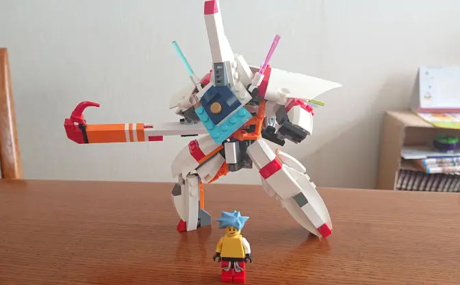 熱さ全開！ LEGOで『プロメア』マトイテッカーを再現、ガロも搭乗可