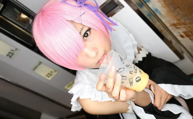 【写真】アニクラのコスプレイヤー ヒメチャニアファミリーさん（『リゼロ』ラム）