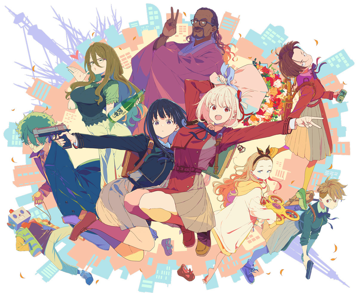 アニメ『リコリス・リコイル』初の展覧会が開催 キービジュアルが