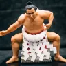 第五十八代横綱『千代の富士貢』未塗装カラーレジンキットの塗装済み完成品