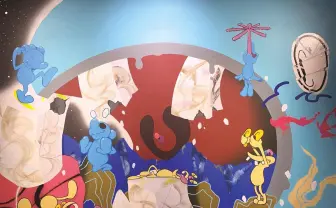 アーティスト・COIN PARKING DELIVERY個展　スマホで描く日本独自の混合社会