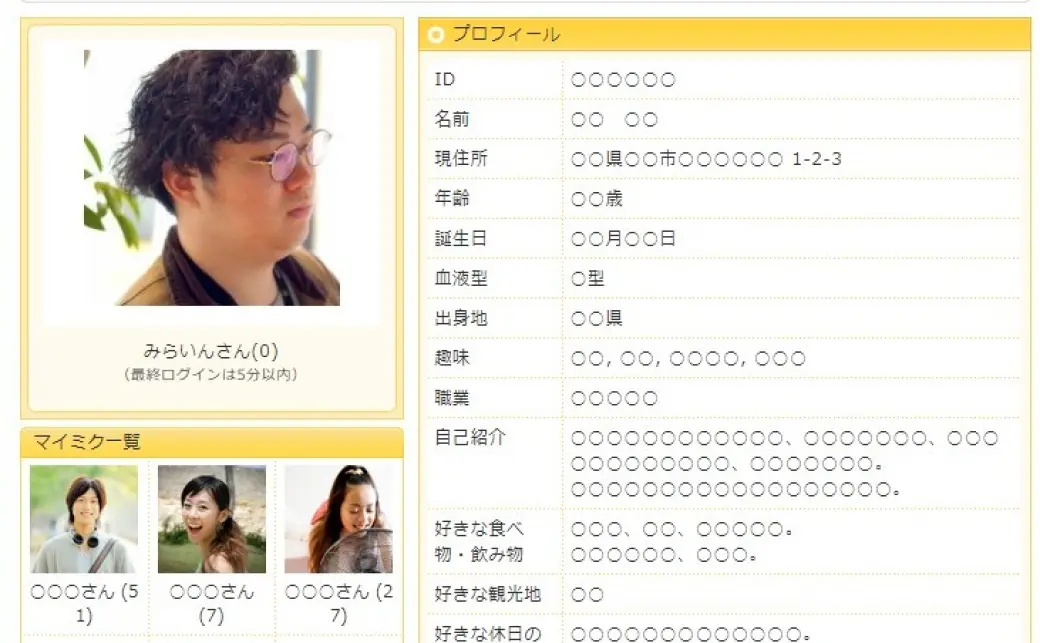 筆者のmixiプロフィールページのイメージ／画像はmixiからの画像 - KAI-YOU