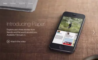 Facebookが放つ、ニュース閲覧アプリ「Paper」
