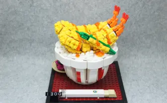 レゴで作った天丼が飯テロ! コンテスト1位の日本人が海外で絶賛