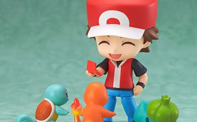 伝説のポケモントレーナー「レッド」、まさかのねんどろいど化！