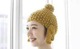 仏像になりきれる螺髪ニットキャップが尊い… 国立博物館とのコラボも