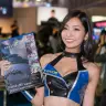 画像は、「TGS2017」初日の『CAPCOM』ブースのコンパニオンさん／編集部撮影