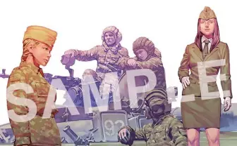 「エヴァ」吉成曜が描くロシア陸軍フィギュアのボックスアートが美しい