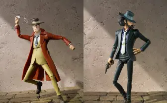 『ルパン三世』銭形警部と次元大介がアニメ最新作Ver.でフィギュア化