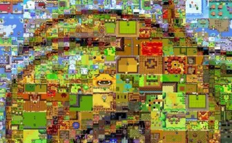なにこれヤバい！ 「ゼルダの伝説」の膨大なゲーム画像でリンクの顔を表現