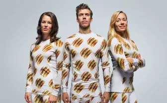 高カロリー系ファッション！ ビッグマックの総柄アイテムがBIG POP！