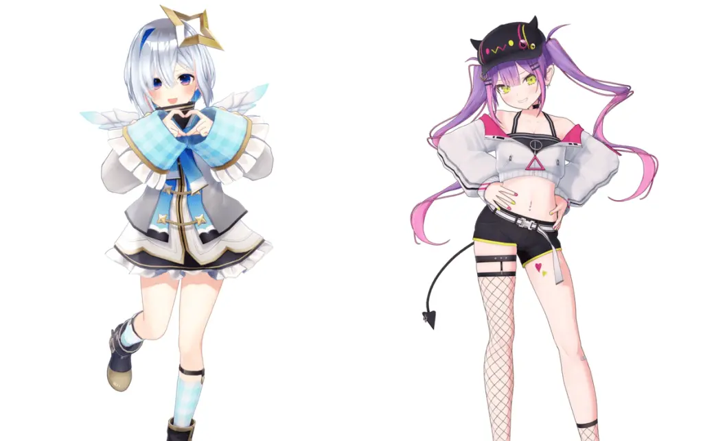 左から天音かなたさん、常闇トワさんの画像 - KAI-YOU