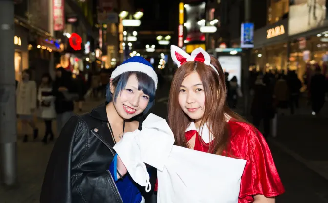 パリピギャルたちはクリスマスを忘れたのか!?  渋谷を調査してみた