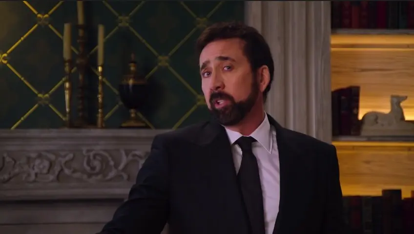 画像は動画「Nicolas Cage's History Of Swear Words | Coming January 5」から