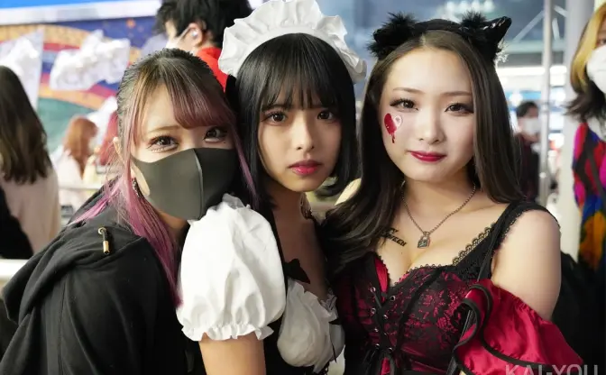 【写真】渋谷ハロウィン2021に集結したコスプレ『東卍』『イカゲーム』も