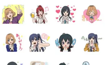 『SHIROBAKO』LINEスタンプでどんどんどーなつどーんといこう!!!