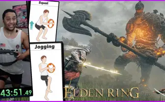 エルデンリングフィットアドベンチャー!? リングコンで王を目指す猛者あらわる