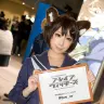 「ブレイブウィッチーズ」ブースのコンパニオンさん