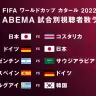 ABEMAのワールドカップ試合別視聴者数ランキング