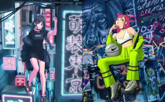 ファッションをイラストの力で発信「萌装東京」 気鋭イラストレーター6人が集結