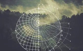 天体や地球の図形がフリー素材に　数理地理学で描かれた古き好き様式美