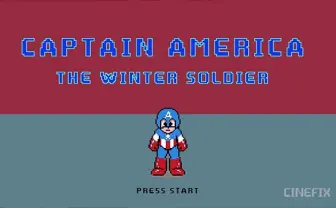 『キャプテン・アメリカ』の8ビット動画! 印象的なあのシーンも再現