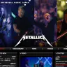 画像はメタリカのオフィシャルサイトのスクリーンショット