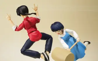 『らんま1/2』天道あかねの可動フィギュア! もちろんハンマー付き