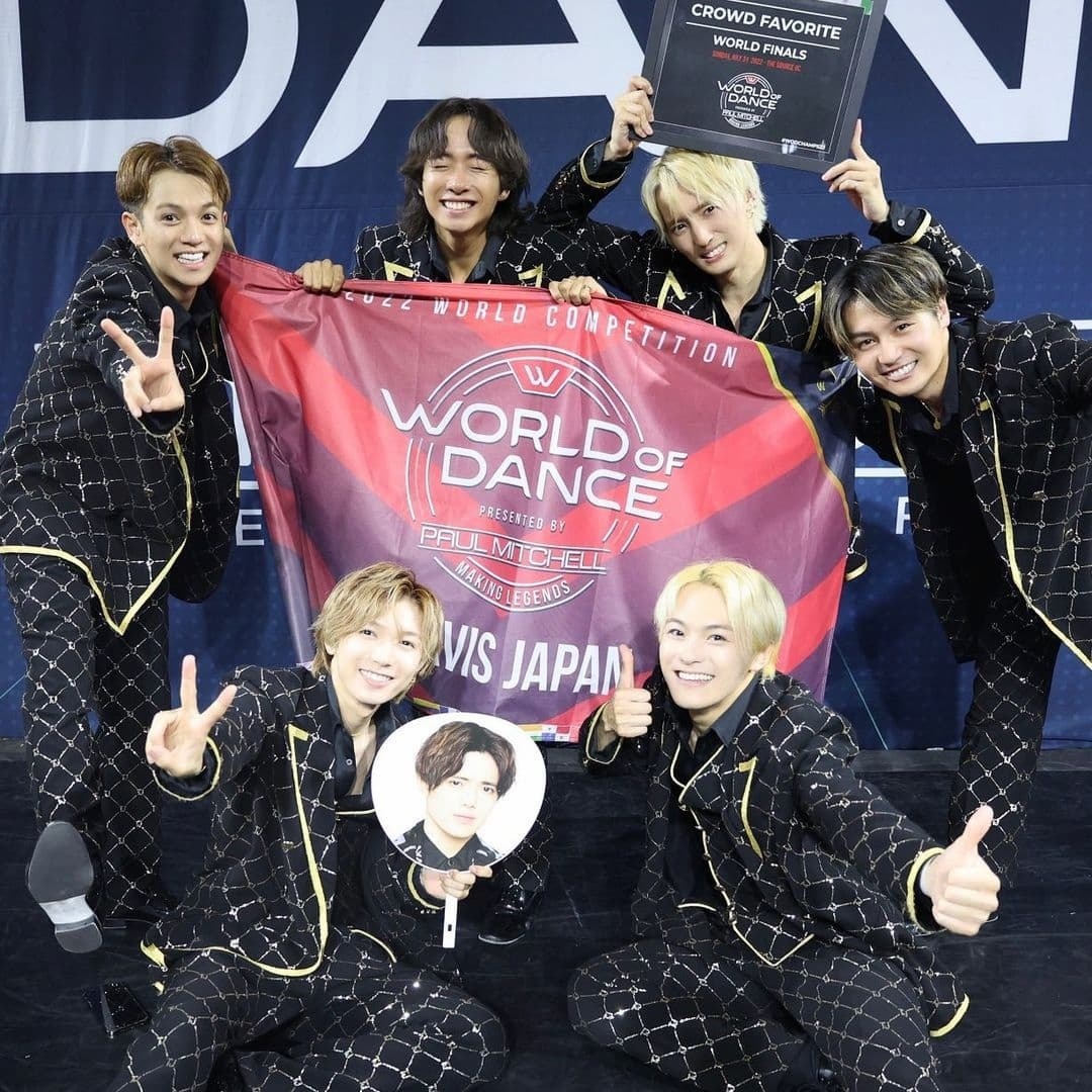 WORLD OF DANCE トラジャ　ワルツ　WOD VIP ワールドツアー Travis Japan、ダンス大会「WOD」で存在感 世界で最も観客を沸かせた