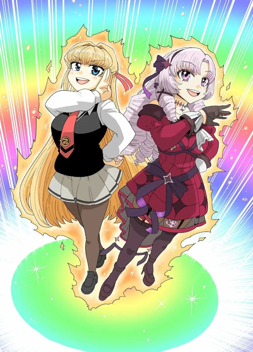 『ゲーミングお嬢様』と壱百満天原サロメさんのコラボイラスト／画像は壱百満天原サロメさん公式Twitterから