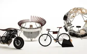 球状のドラムセット！ ヤマハの独創的なバイクや楽器が話題