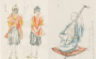 『犬王』主人公と琵琶法師の姿　松本大洋による原案イラストを独占公開