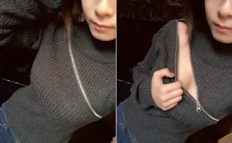 童貞を瞬殺する「セーター.zip」が現れた　ジップの開閉に注意されたし