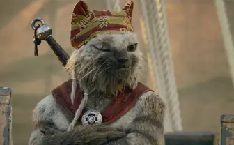 実写アイルーがかっけぇ！ 映画『モンハン』で片目に傷、精悍なお顔立ちに