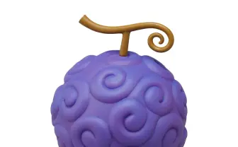 『ワンピース』ゴムゴムの実が原寸大で立体化！ ※ただし食べられません