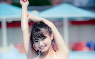 【水着グラビア】「下乳天使」こと片岡沙耶　たわわなボディを炎天下にさらけだす！