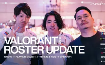 ZETA DIVISION『VALORANT』部門　crowがコーチ、TENNNとXQQがクリエイターに転向