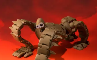 『ラピュタ』ロボット兵、57カ所が可動する最強フルアクションモデルで復ッ活！