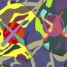 KAWS, Untitled, 2017 Acrylic on canvas 183 x 305 cm / 72 x 120 in. Photo: Farzad Owrang / Courtesy Perrotin