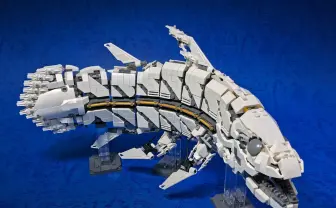 レゴ製「シーラカンス」が今にも泳ぎだしそう！ メカ古代魚全身フル可動